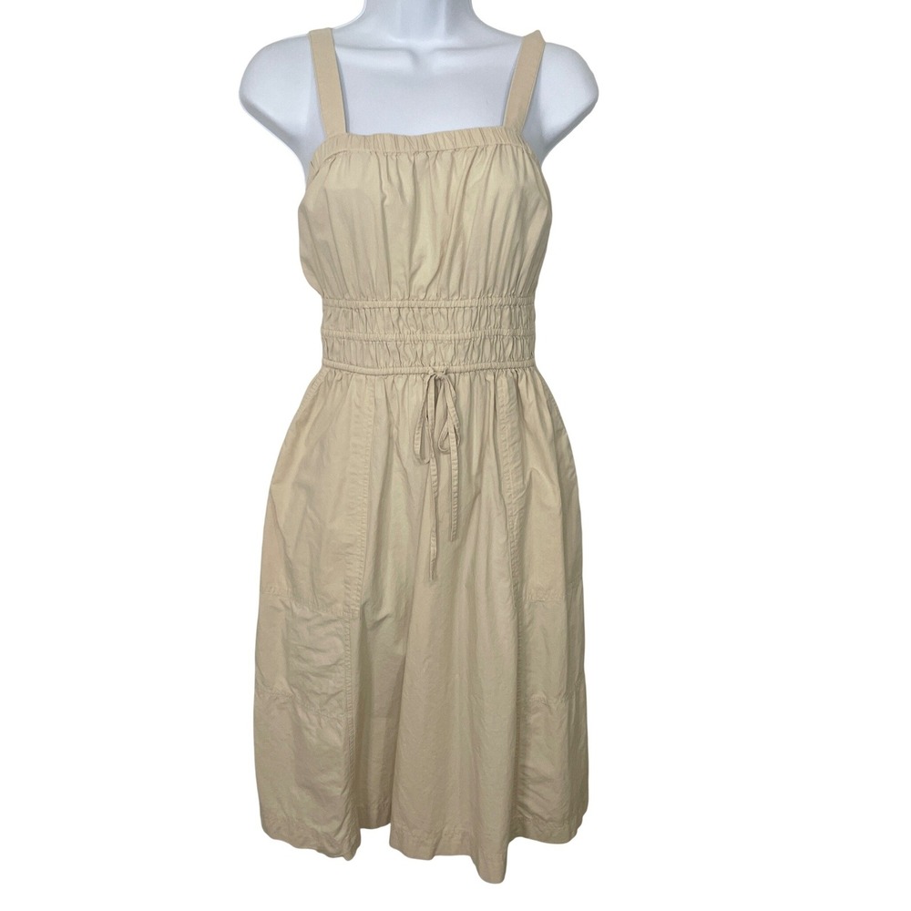 Universal Thread Womens Midi Dress Smocked Pockets S Cottagecore Boho Prairie